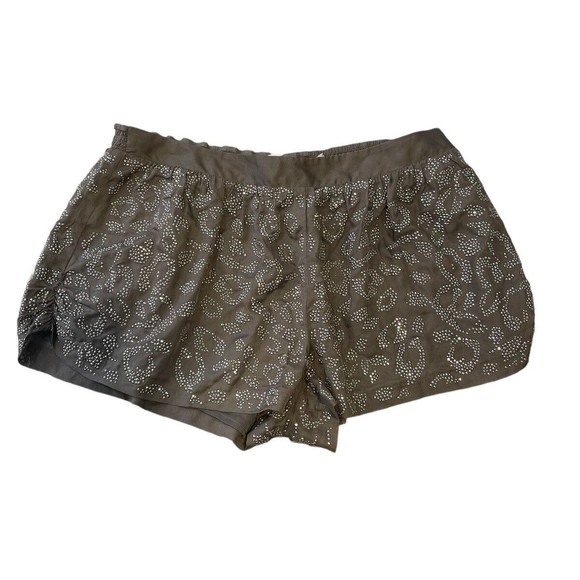 Rebecca Taylor silk bejeweled shorts 4 Lined‎ Pull On Elastic Originally $398 - Picture 2 of 16
